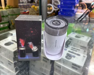 2-in-1 USB Humidifier Starry Sky Night Light - Bedroom, Office, Car
