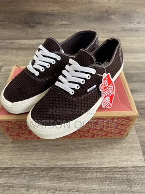 Men's Leather Vans or Male Sneakers Nicely Modeled