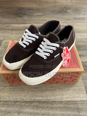 Men's Leather Vans or Male Sneakers Nicely Modeled