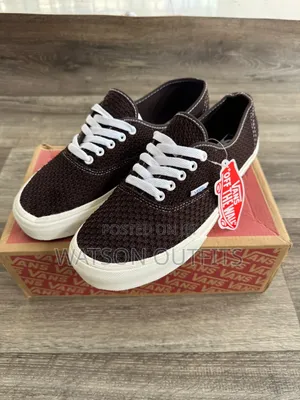 Men's Leather Vans or Male Sneakers Nicely Modeled
