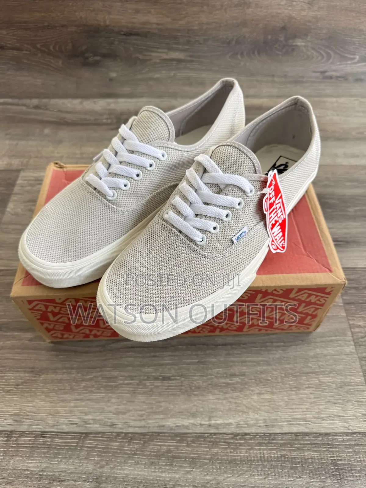 Men's Leather Vans or Male Sneakers Nicely Modeled