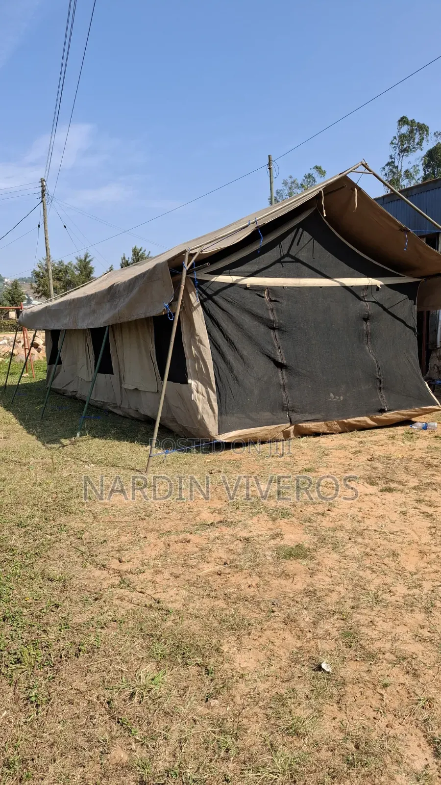 Heavy Duty Canvas Safari Tent 4x8