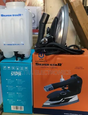 Heavy Duty Silver Star Gravity Industrial Laundry Steam Iron 4L