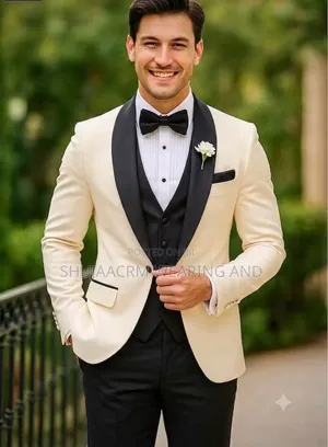 Cream One Jax Suit| Smart Suit