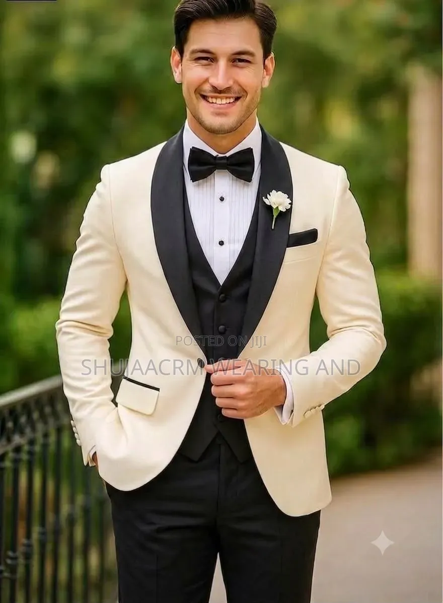Cream One Jax Suit| Smart Suit