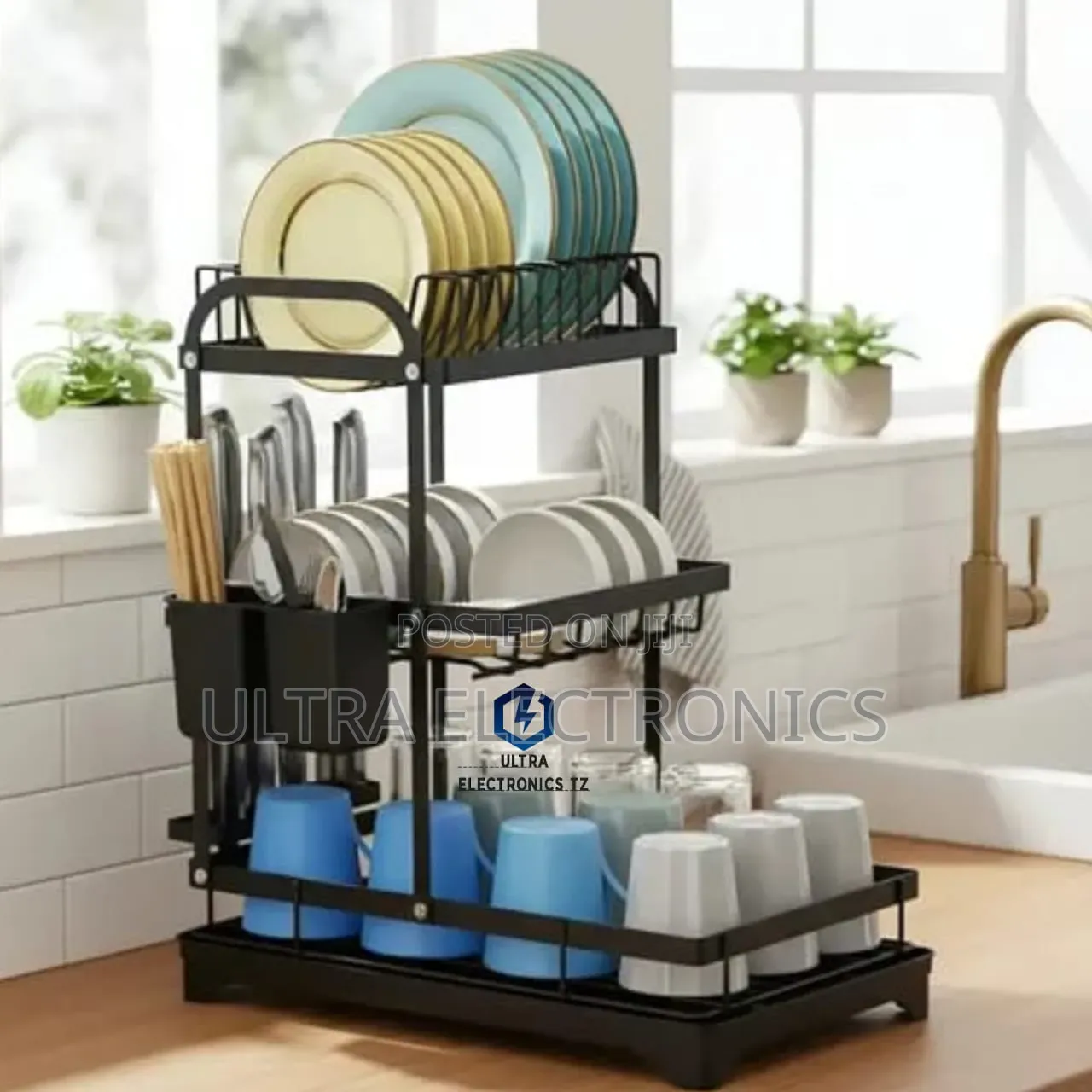 Dish Kitchen Storage Rack Organizer Kwa Kuwekea Vyombo