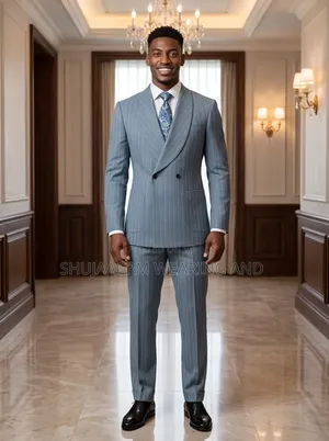 Two Button Mens Suit| Blue Suit