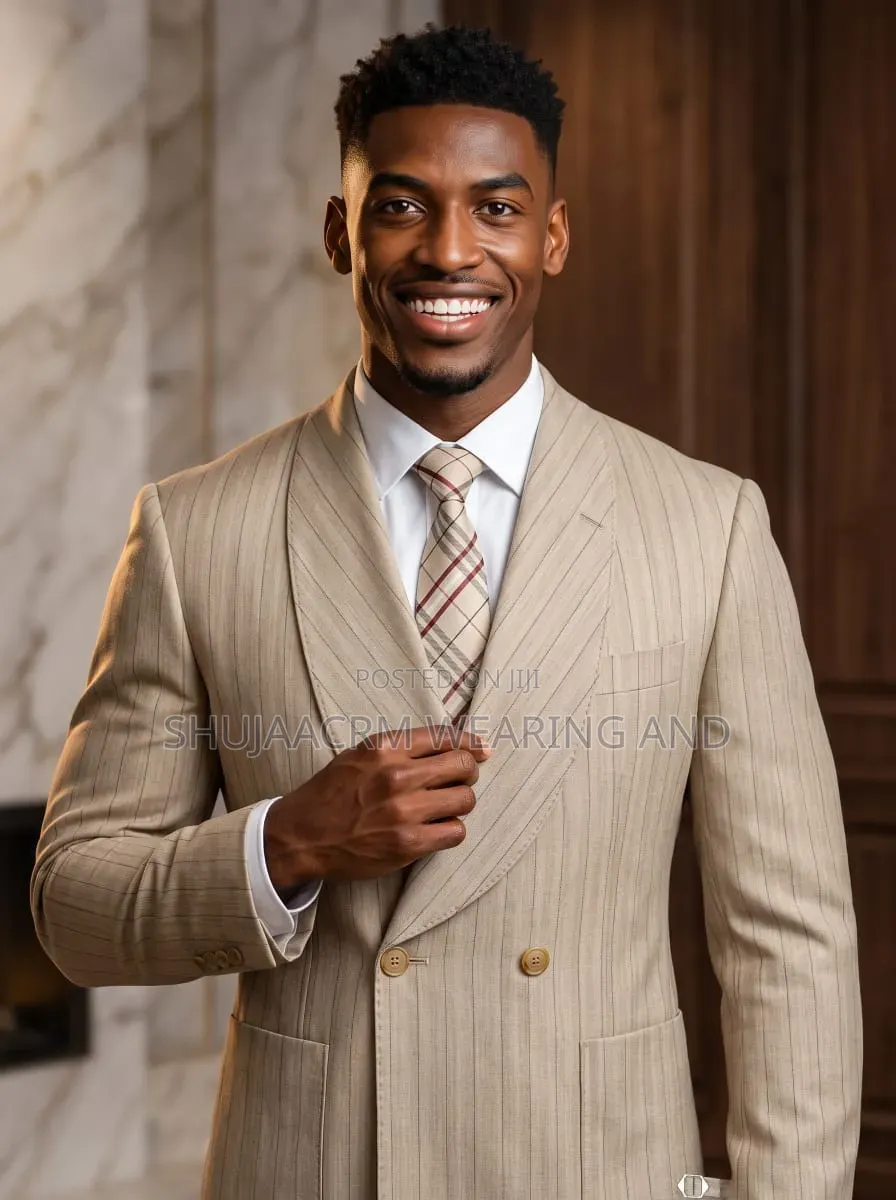 Khaki Two Bitton Suit