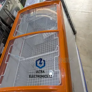ORIGINAL ASCO POWERFUL Showcase Freezer/ Glass Top Freezer With 337 L