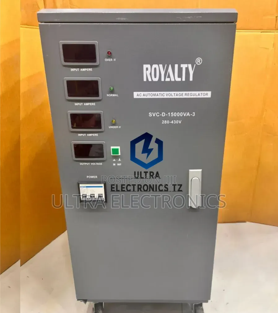 Original Royalty 
AC ~ Automatic Voltage Regulator With 15 KV