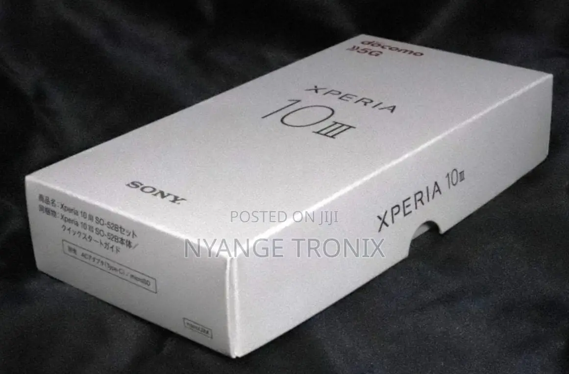 New Sony Xperia 10 III 128 GB Black