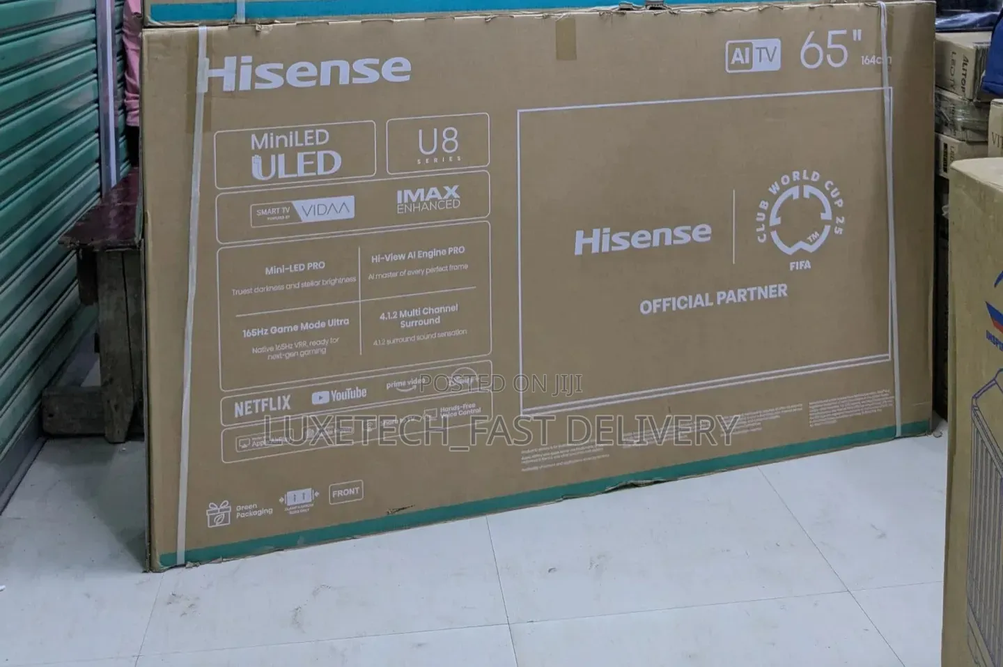 Hisense 65U8Q 65" Mini-Led ULED Smart TV 2026 - Home Cinema and Gaming