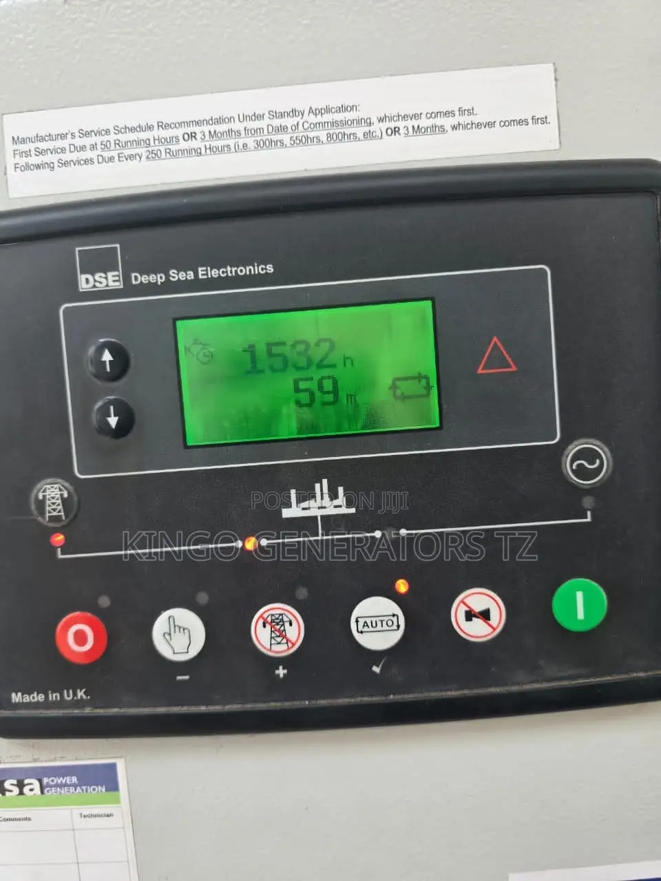 Generator Aksa 150kva