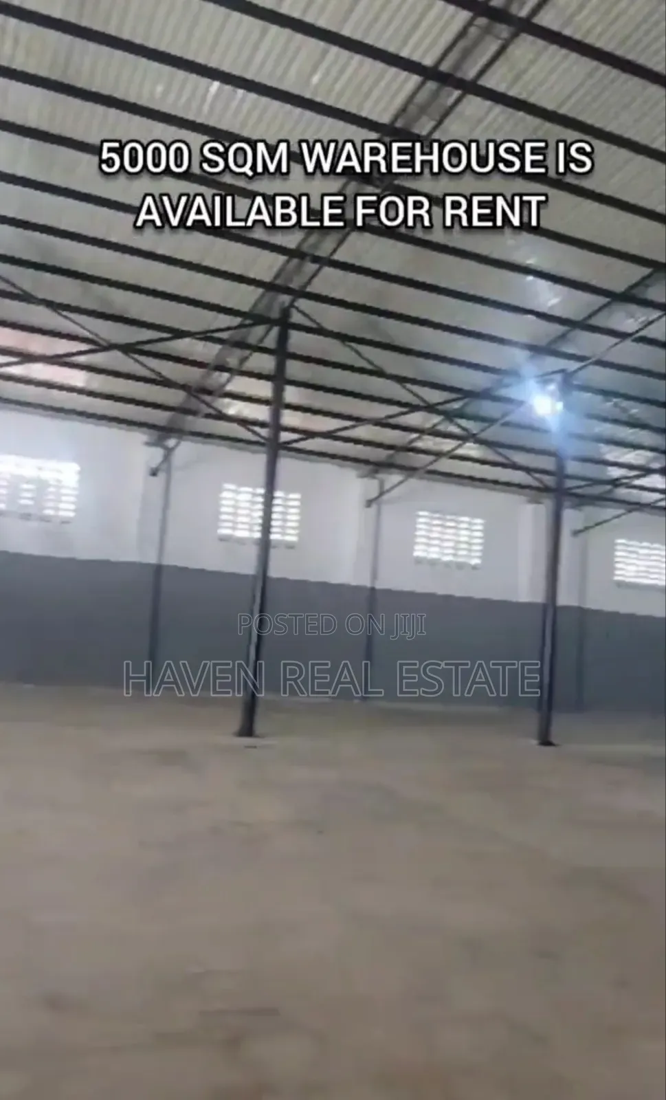 5000sqmt Godown for Rent at Changombe