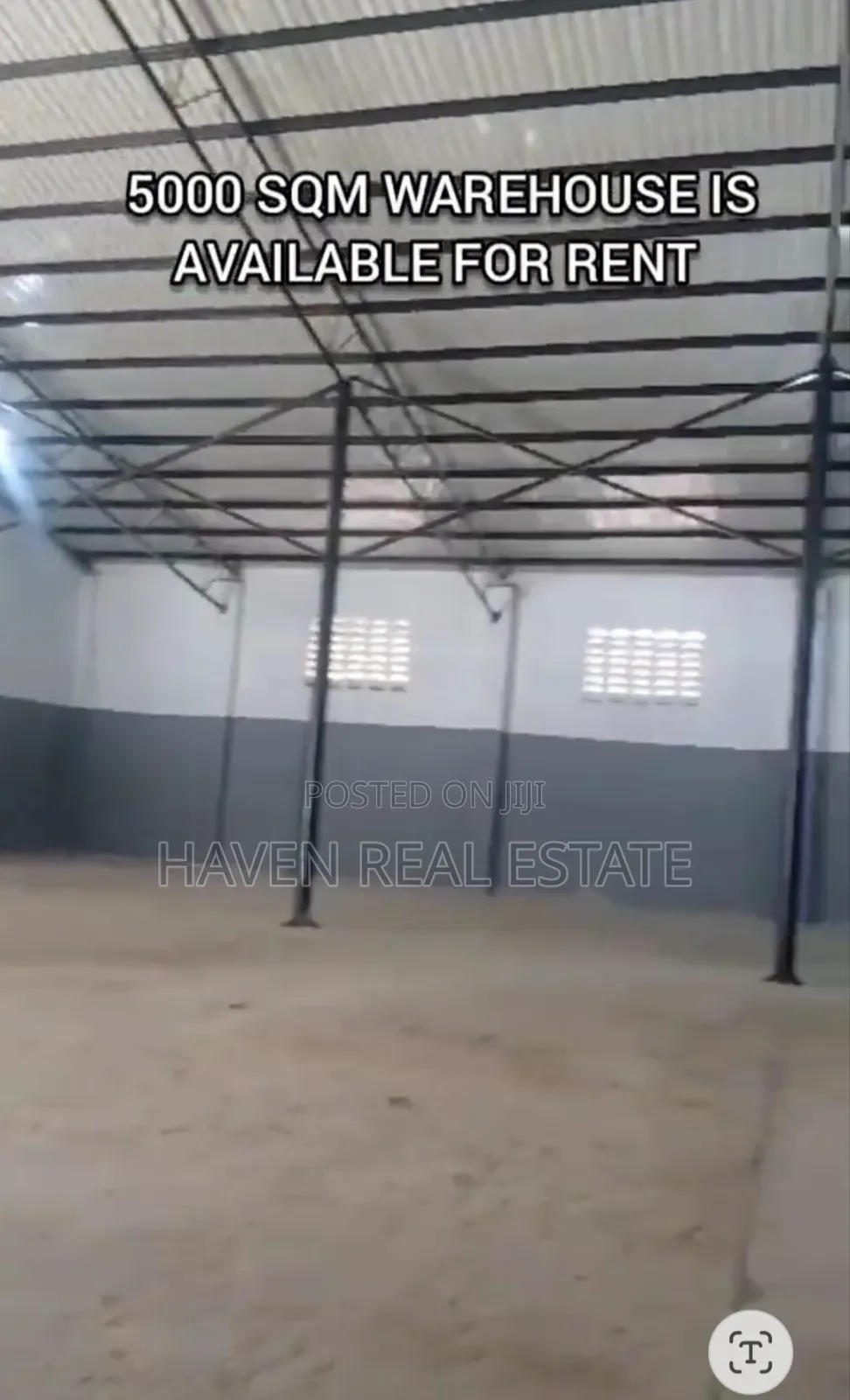 5000sqmt Godown for Rent at Changombe