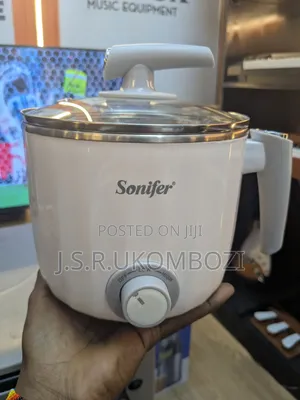 Sonifer Mini Electric Cooker 1.2L, 220V, 600W Stainless Steel
