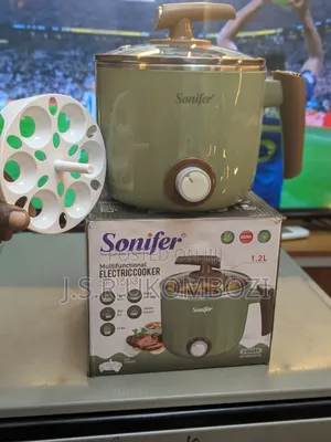 Sonifer Mini Electric Cooker 1.2L, 220V, 600W Stainless Steel