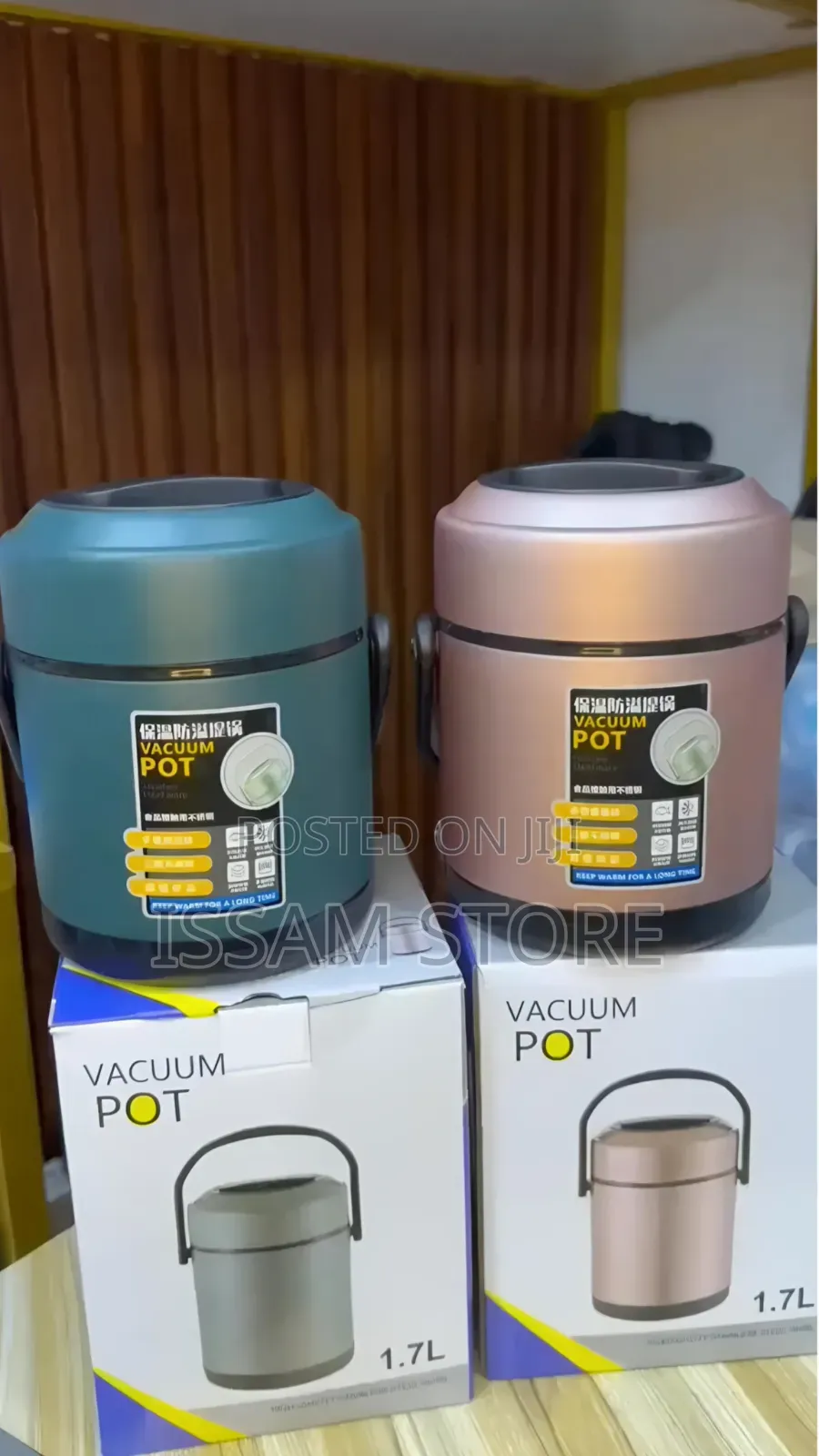 3-Layers Stainless Steel Vacuum Pot