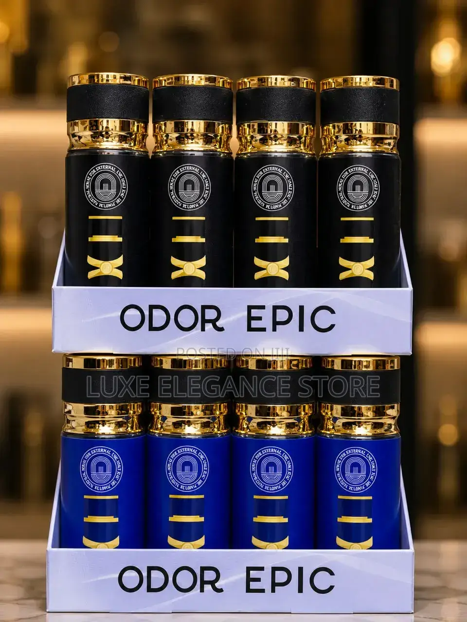 Long Lasting ODOR EPIC Premium Body Mist for Men Women.