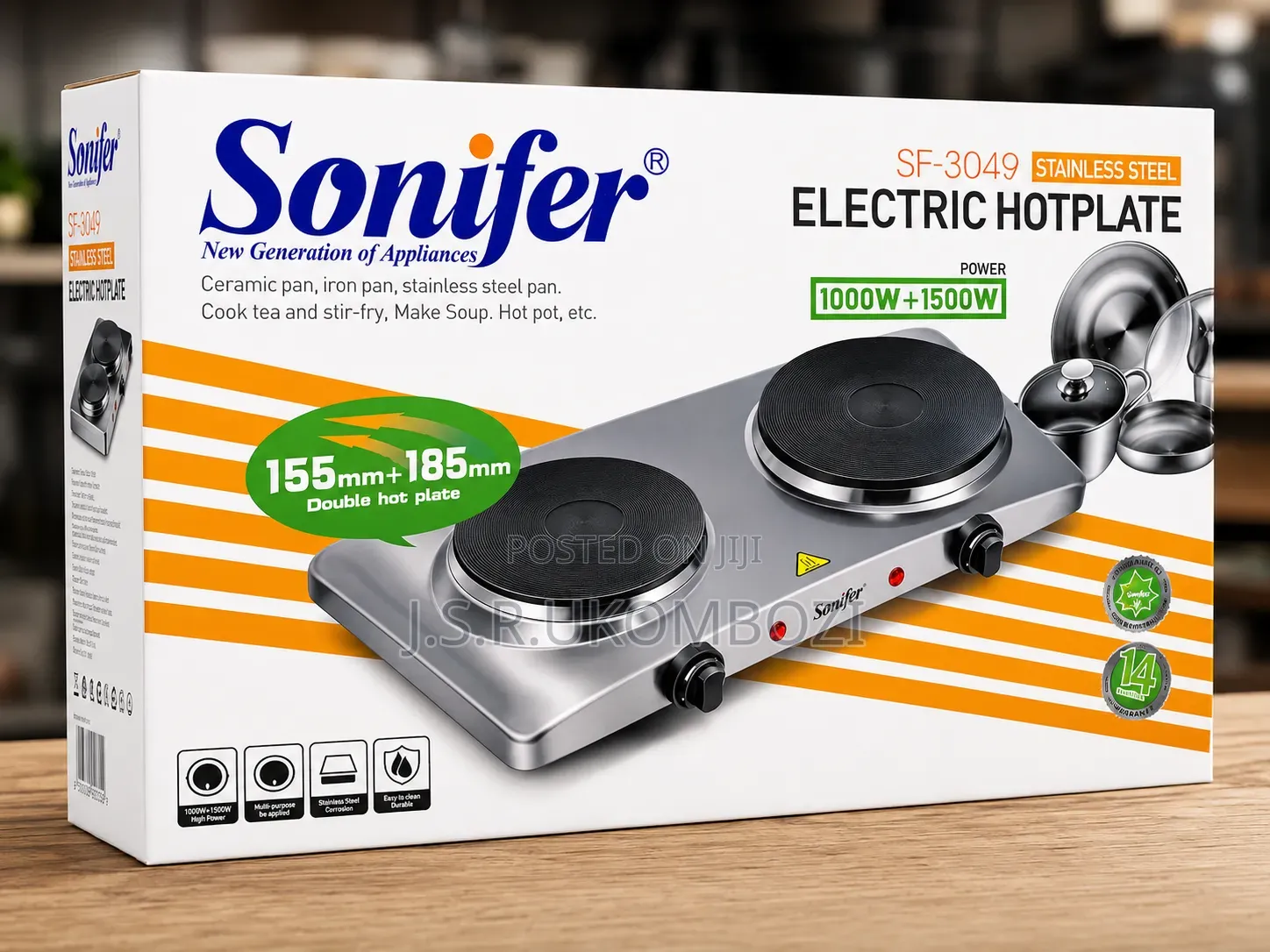 Sonifer Electric Hot 1000w – 1500w.
