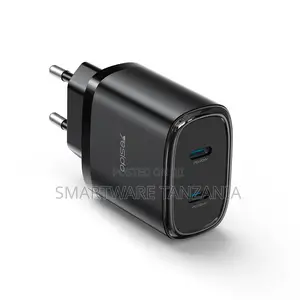 Yesido Quick Charger 30W Dual USB Port With PPS Protocol and Cables