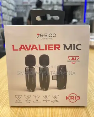 Yesido Lavalier Microphone Wireless System, 20M Transmission
