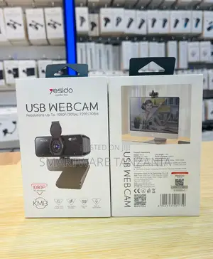 Yesido USB Webcam 1080p/30fps, 720p/30fps, Built-in Microphone