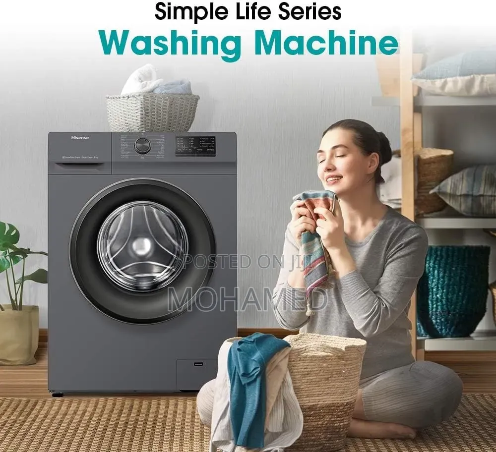 Hisense 6KG Front Loading Washing Machine, Free Standing, WFVC6010T