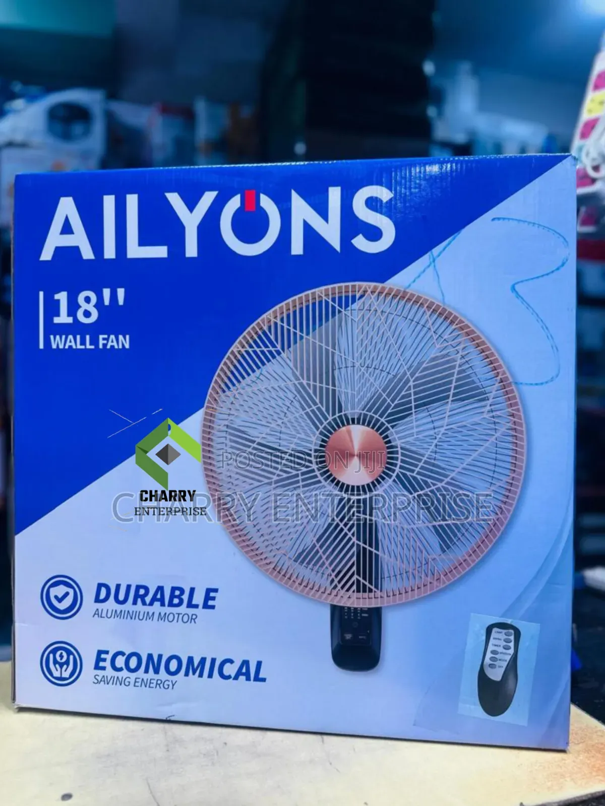 AILYONS Wall FAN With Remote Feni YA UKUTAN SIZE 18"