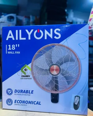 AILYONS Wall FAN With Remote Feni YA UKUTAN SIZE 18"