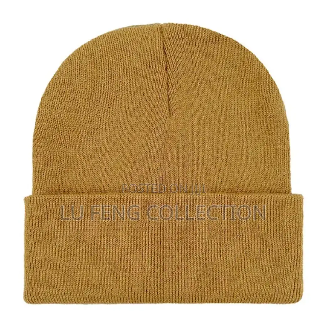 Unisex Acrylic Knit Beanie Winter Hat Custom Logo Embroidery
