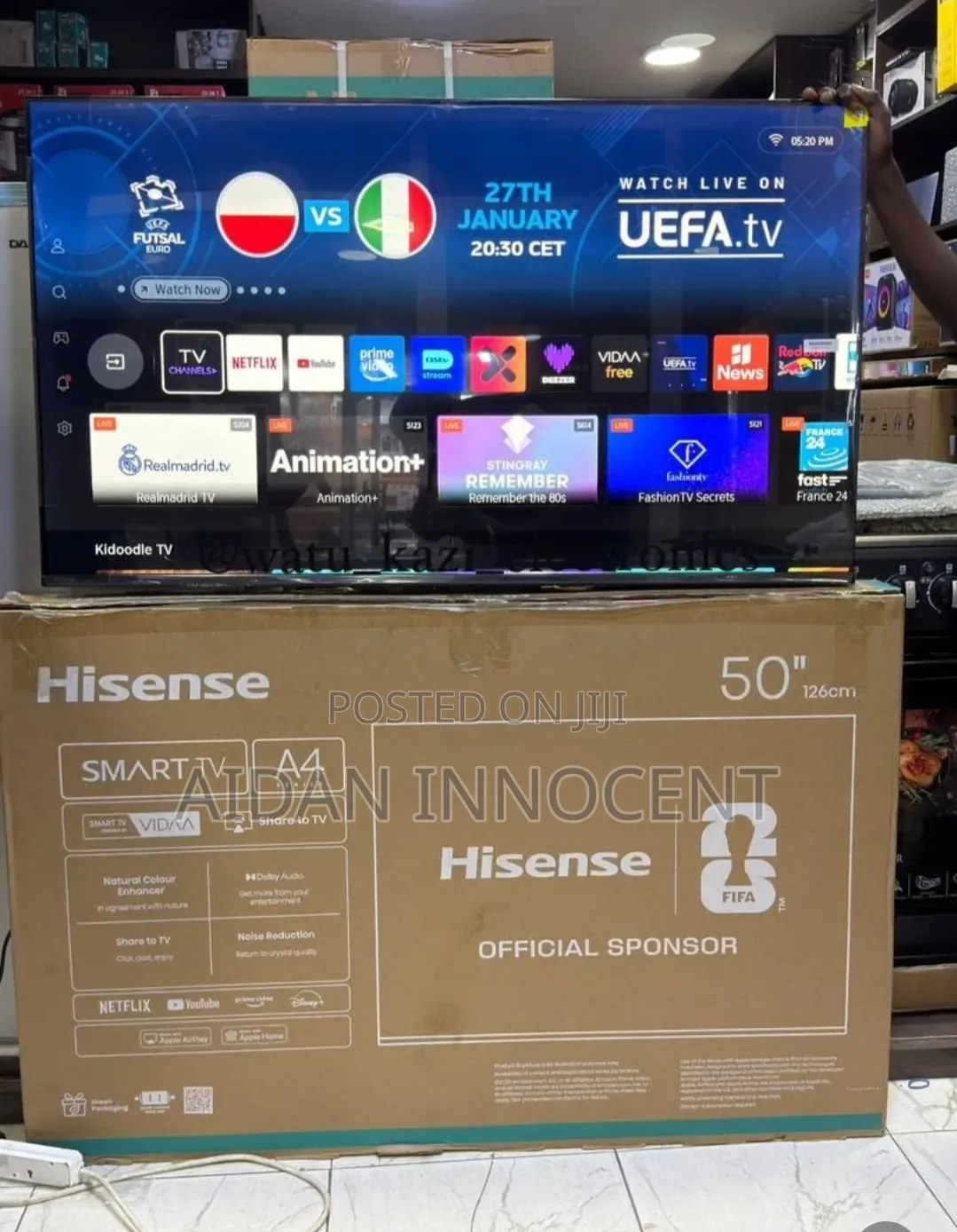 Hisense 50 Inch Smart TV A4QHD Vidaa