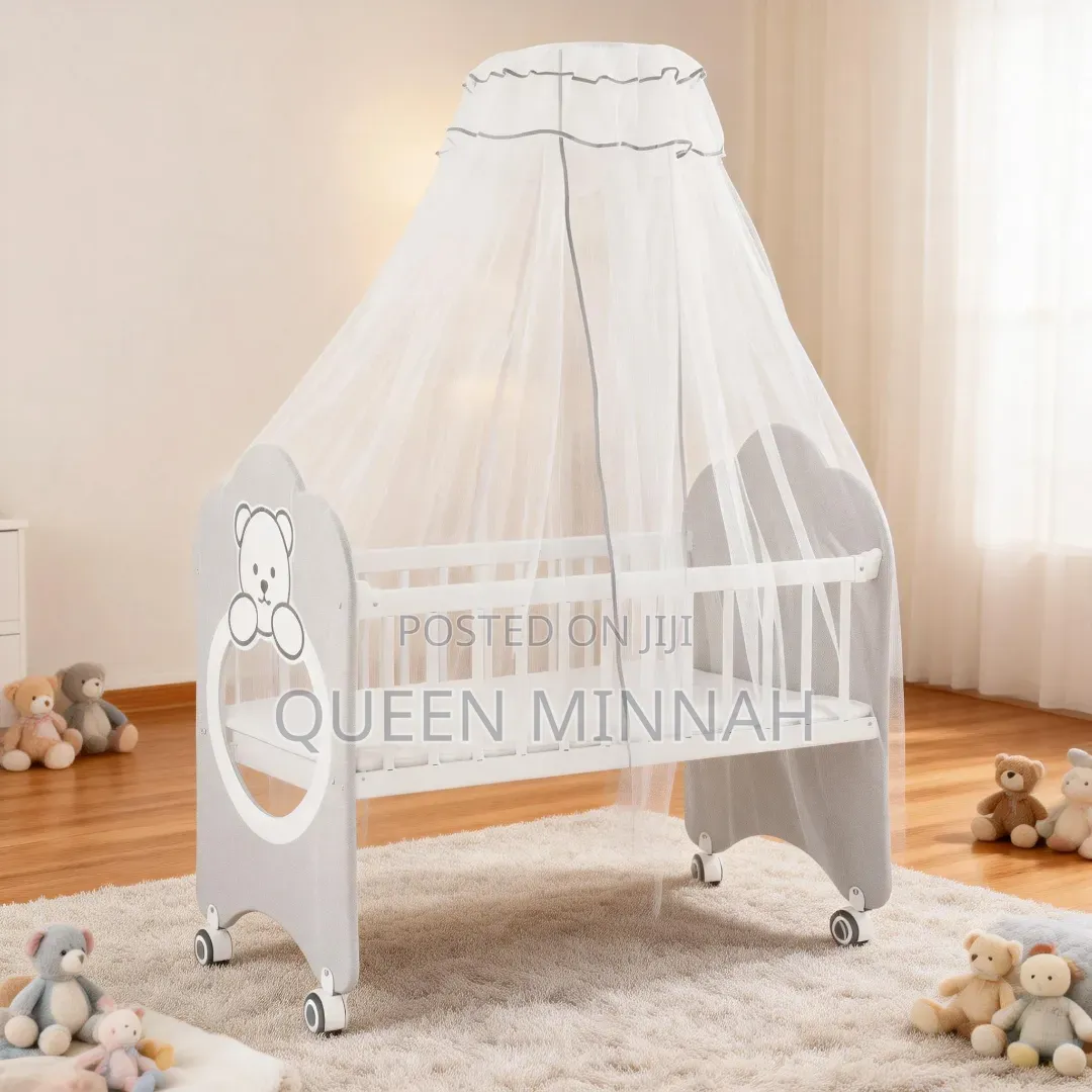 Baby Cot/Next-to-Me Cot With Net