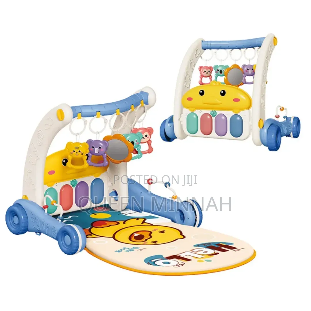 2-in-1 Baby Piano Play Mat and Walker