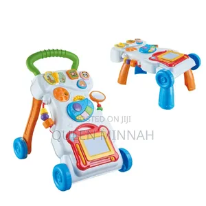 2-in-1 Learning Push Walker and Activity Table