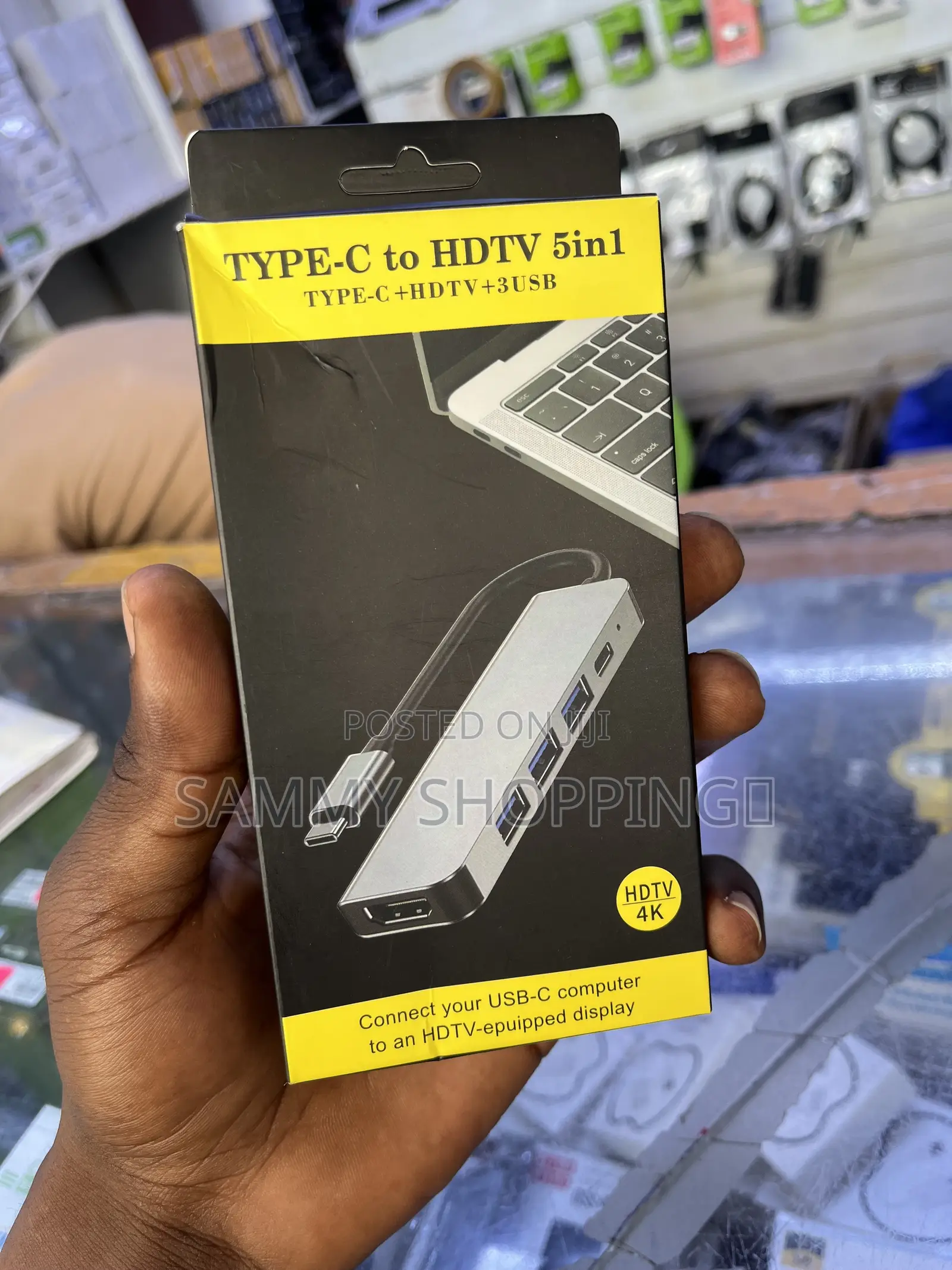Connector Type-C to HDTV 5 in 1
