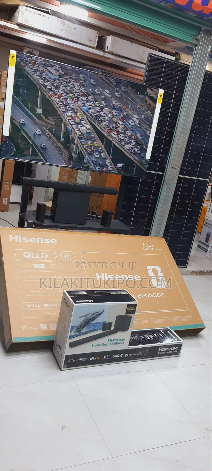 Hisense 65* Qled Sound Bar 580w Set