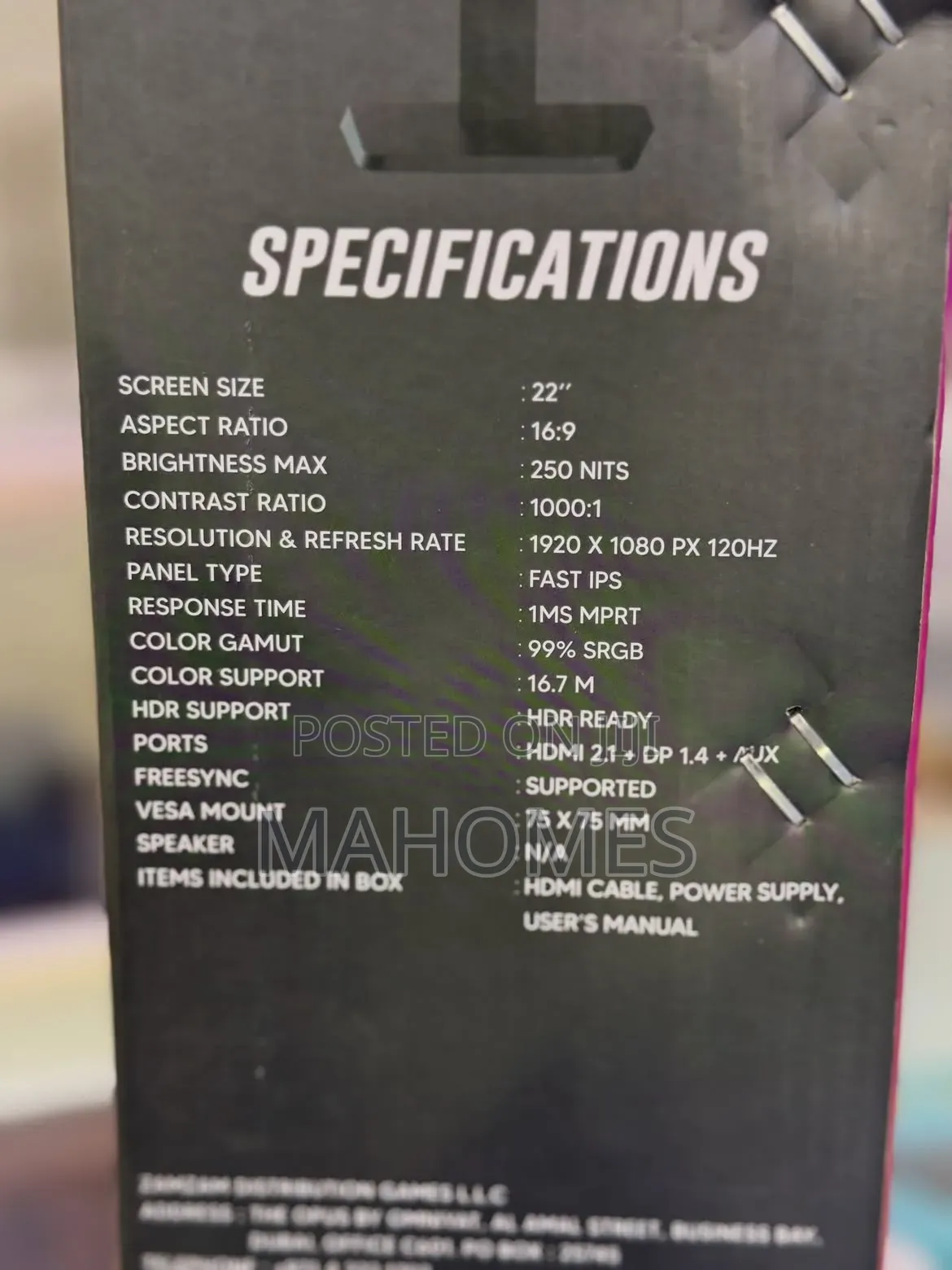 K Gaming Neo-FHD 22-Inch Gaming Monitor