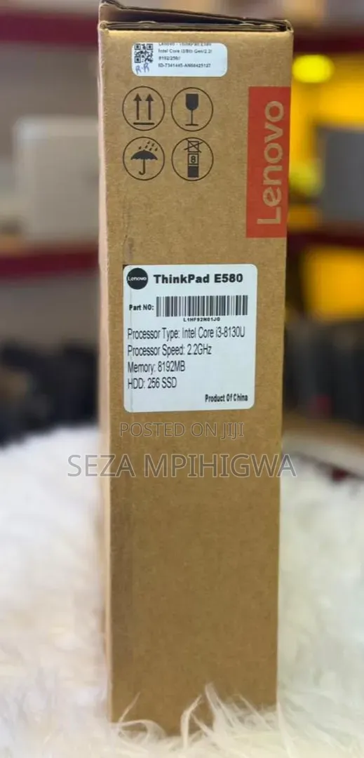 Laptop Lenovo ThinkPad E580 8GB Intel Core i3 SSD 256GB