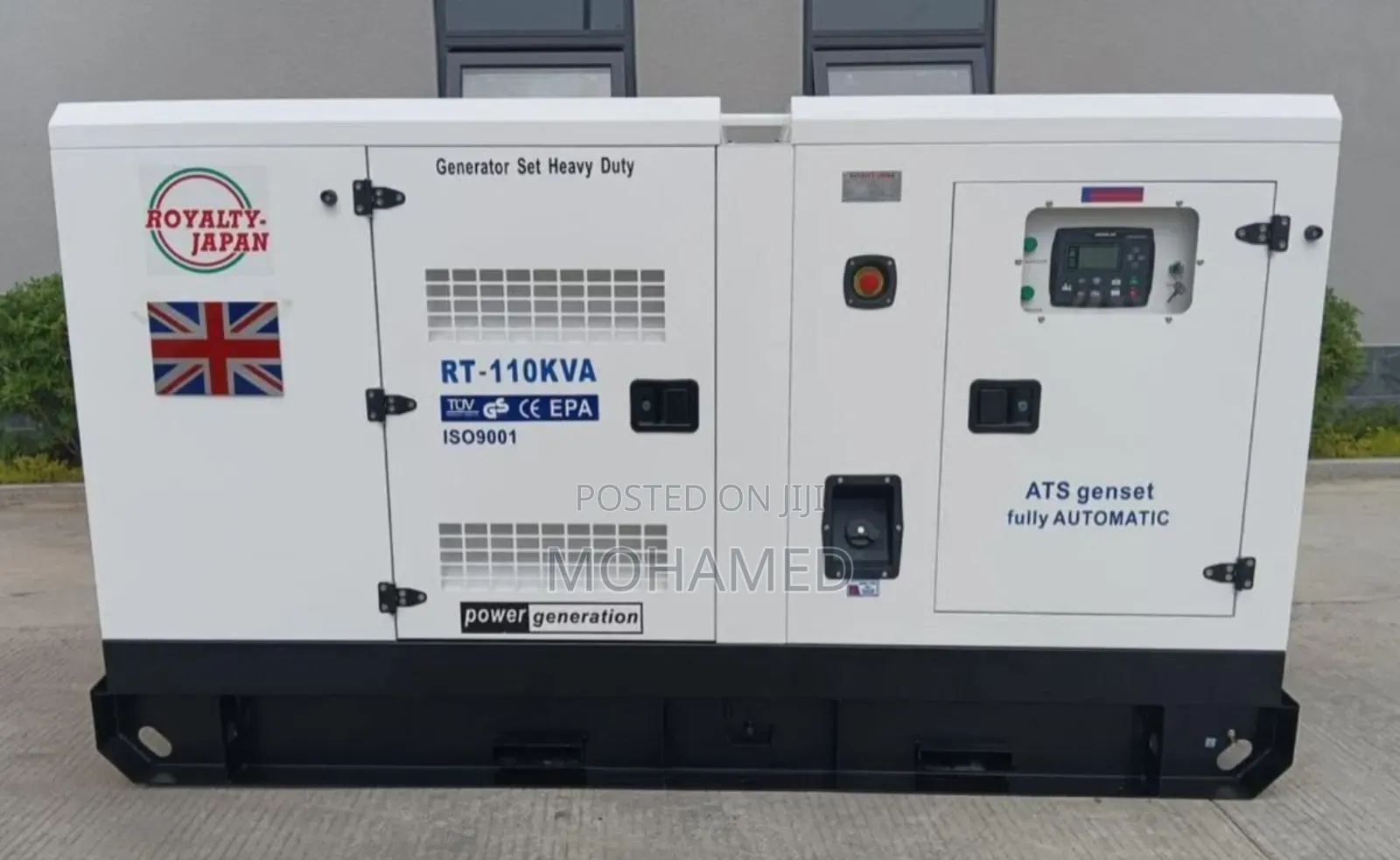 Loyalty Diesel Generator 110 kVA,