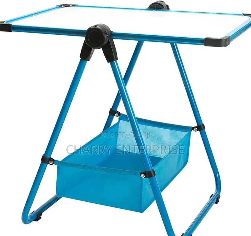 Kids Double Sided Art Board Easel With a Storage Box Easy to Draw