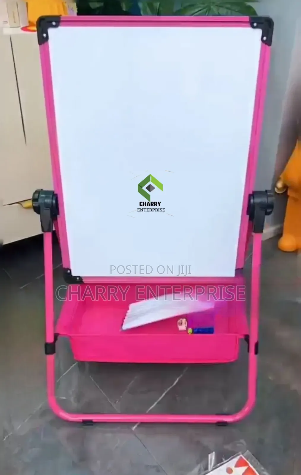Kids Double Sided Art Board Easel With a Storage Box Easy to Draw