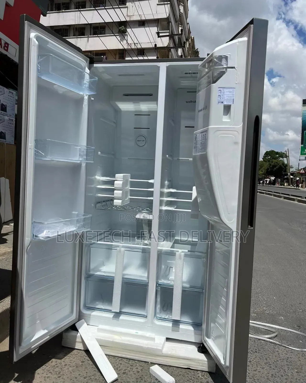 Hisense 474 Litres Side-by-Side Digital Fridge Non Frost