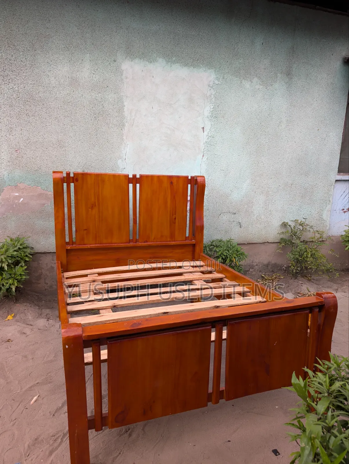 Wooden Bed From Tanzania- Kitanda