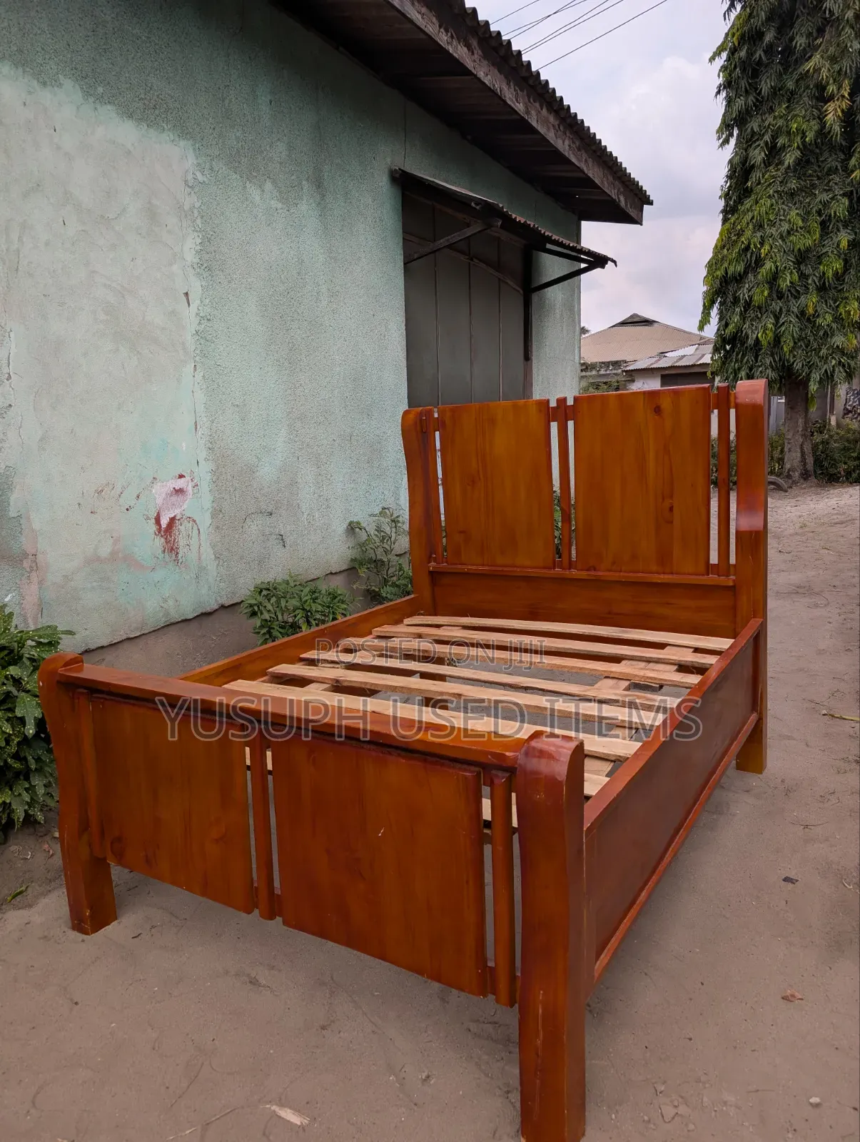Wooden Bed From Tanzania- Kitanda