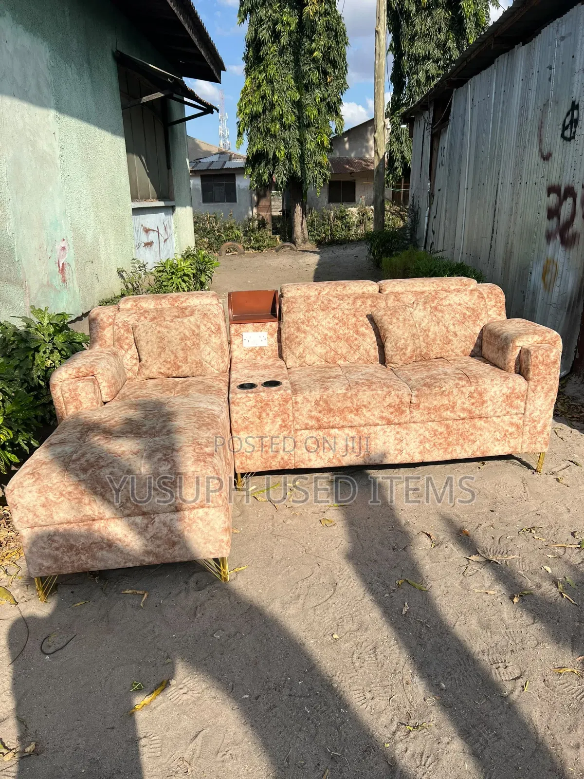 Two PCS of L Shape Sofa