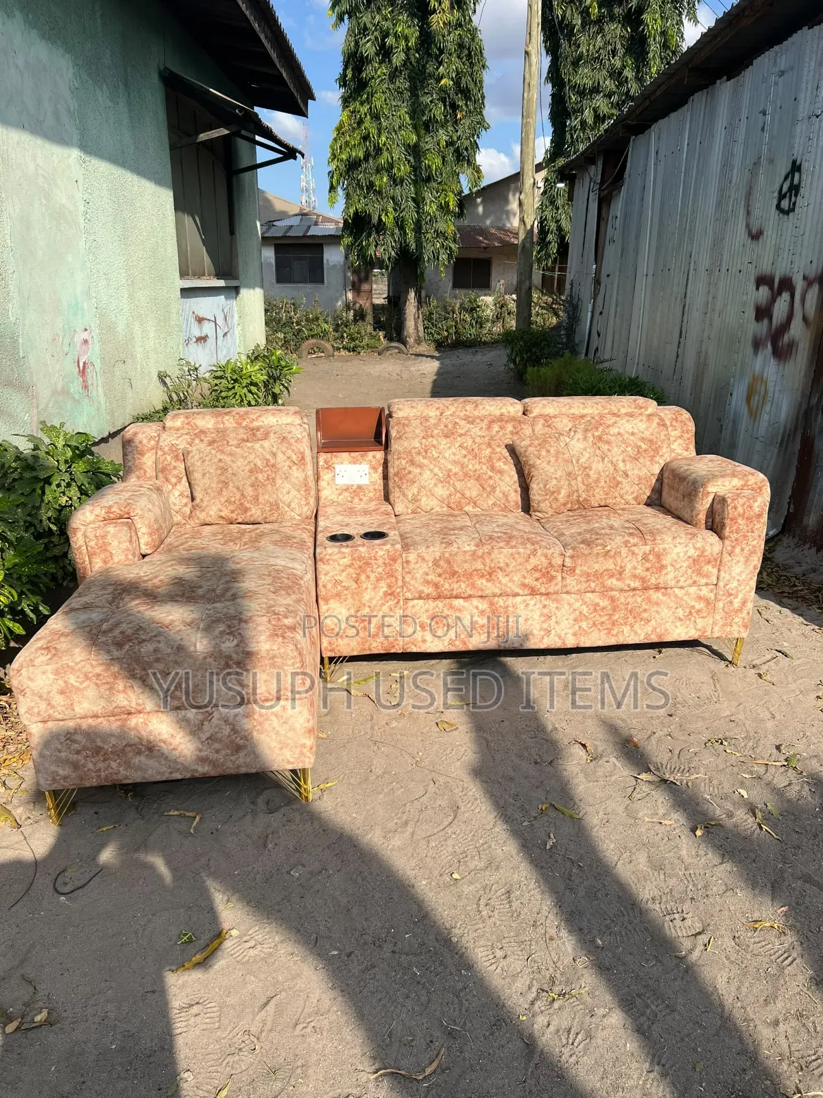 Two PCS of L Shape Sofa