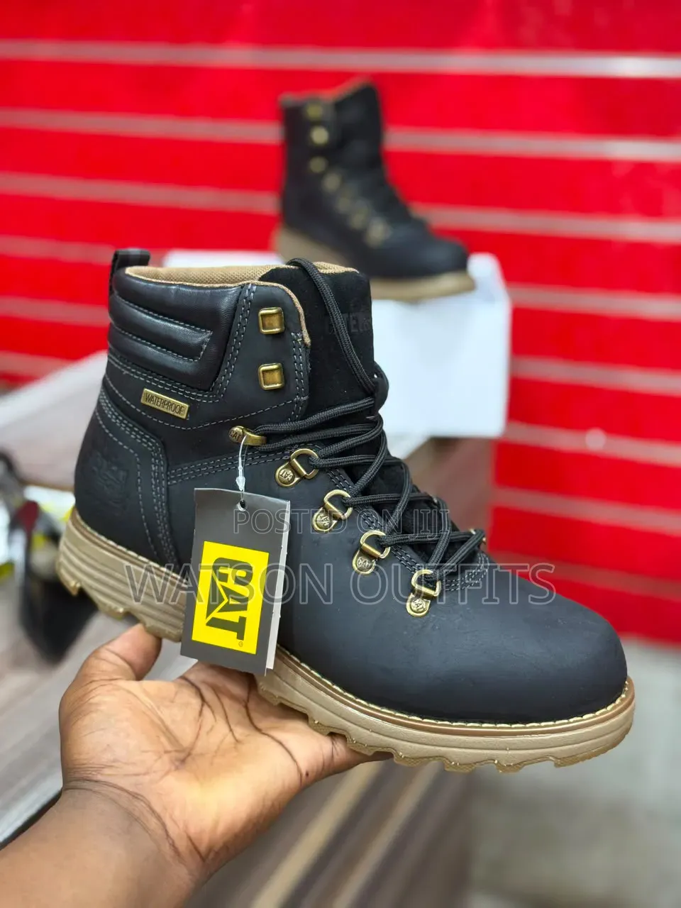 CATERPILLAR ORG MEN'S Leather Shoes or Boots 2 Colours