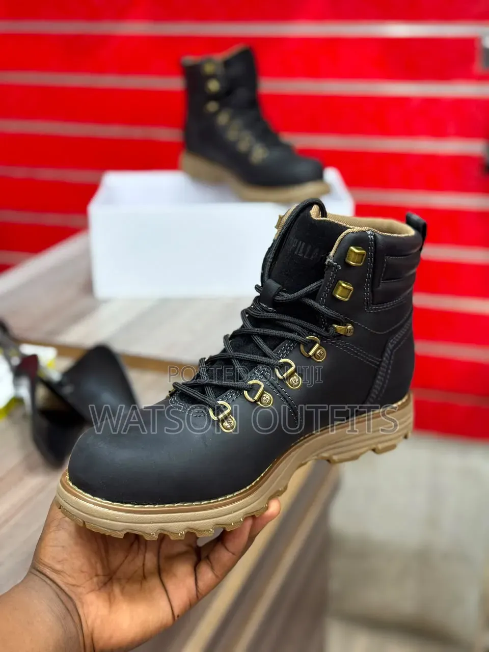 CATERPILLAR ORG MEN'S Leather Shoes or Boots 2 Colours
