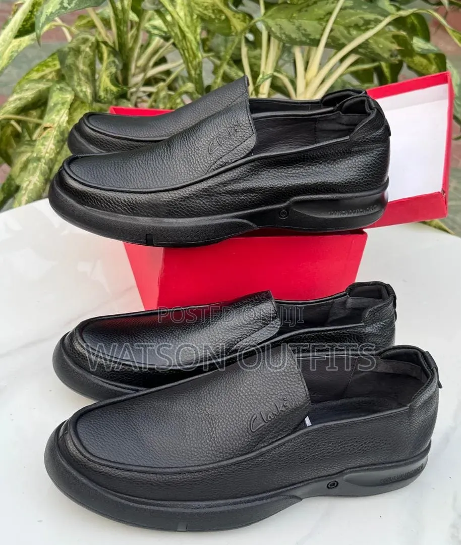 Men's Leather Shoes CLARKS BRAND SIZED 40 41 42 43 44 45 46 47 48